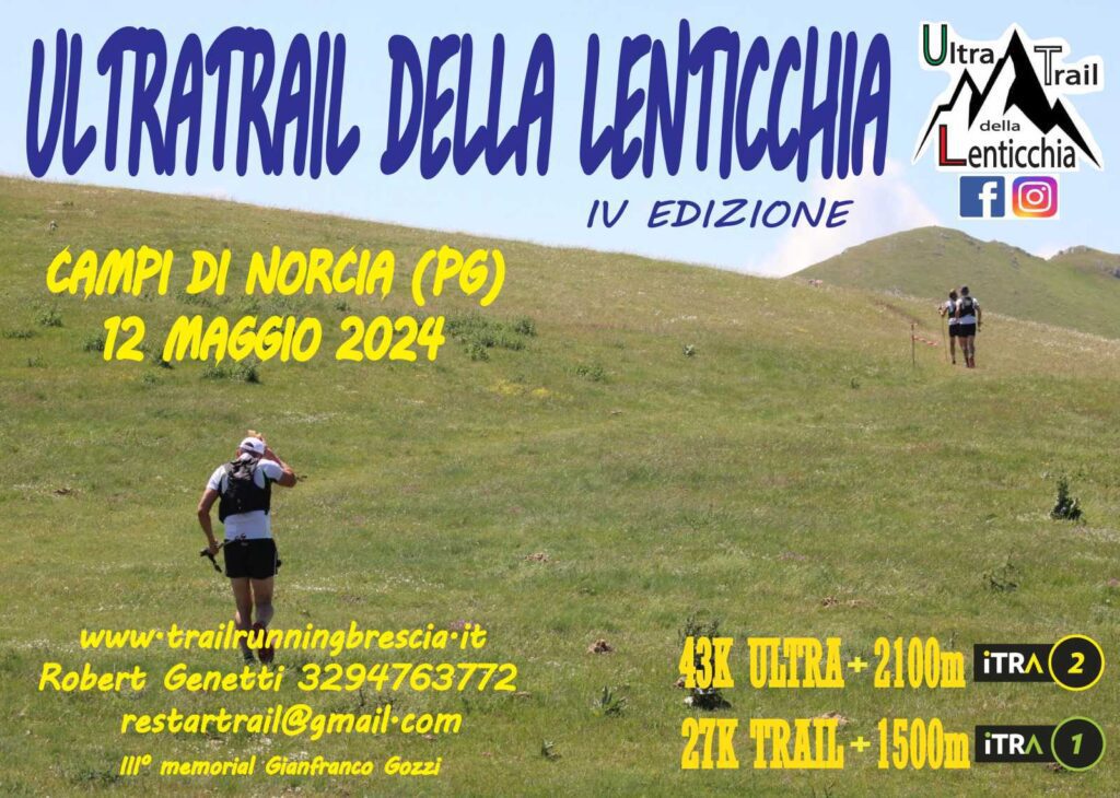 ultratrail della lenticchia 2 giorni della sibilla a Campi di Norcia